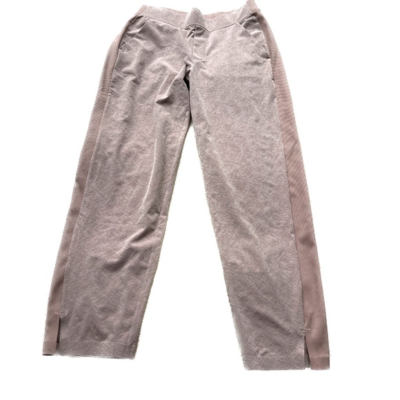 Athleta Brooklyn Textured Ankle Stretch Pants Dusty Rose Pink 982287-01 Size 4 - Picture 3 of 9